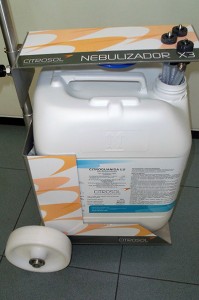 Citroguanida LU por nebulización (Nebulizador-X3).