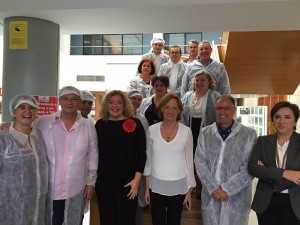 Eurodiputados de la UE en la cooperativa granadina La Palma. Tomate cherry y pepino tipo Almería u holandés