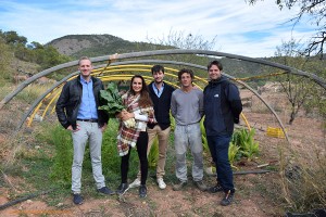 Lexportia Bio con agricultores murcianos de productos ecológicos, Sierra Espuña.