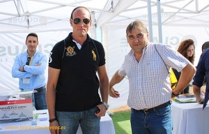 Pedro Prados y Antonio Zamora, agricultores de pimiento de Berja (Almería) en las jornadas de HM Clause.