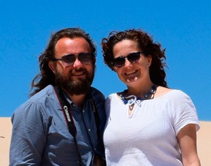 Ana Rubio y José Antonio Arcos en Conil de la Frontera, Cádiz.