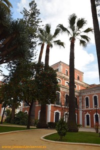 Jardines de la Casa de Colón en Huelva.