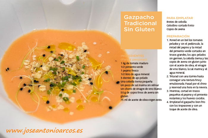 Gazpacho sin gluten. /joseantonioarcos.es