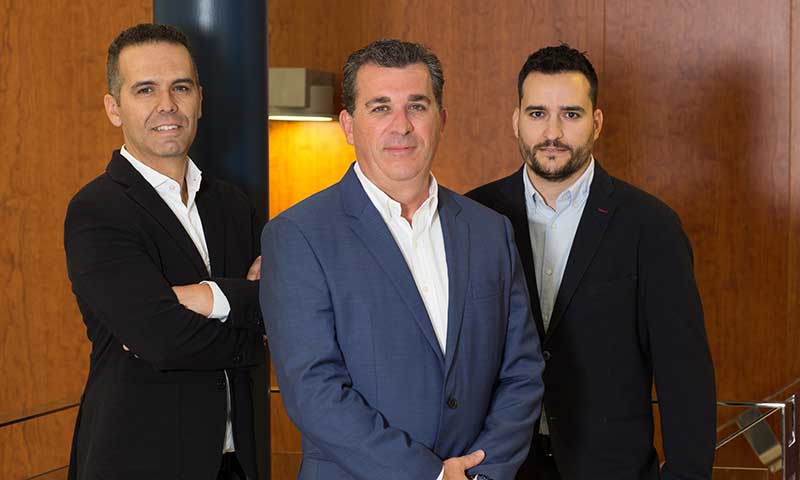 José Enrique Moreno, José Manuel Fernández y José Antonio Sánchez. /joseantonioarcos.es