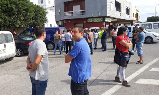Agricultores almerienses contra los bajos precios. /joseantonioarcos.es