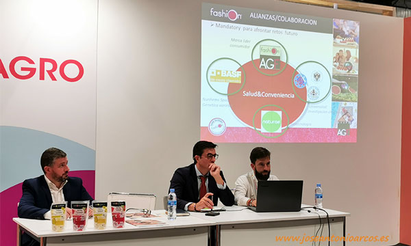 Presentación sandía Fashion en IV gama. Fruit Attraction 2019. /joseantonioarcos.es