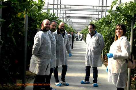 Agricultores almerienses en la jornada de tomate Sotomayor de Hazera. /joseantonioarcos.es