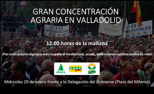 Protestas de agricultores de Valladolid-joseantonioarcos.es