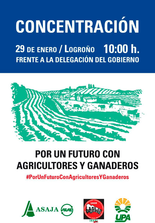 Protestas de agricultores de Logroño-joseantonioarcos.es