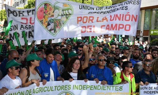 Protestas agricultores en Almería-joseantonioarcos.es