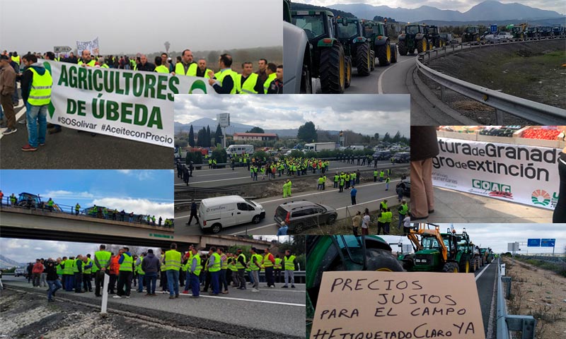 Protestas de agricultores en toda España. /joseantonioarcos.es