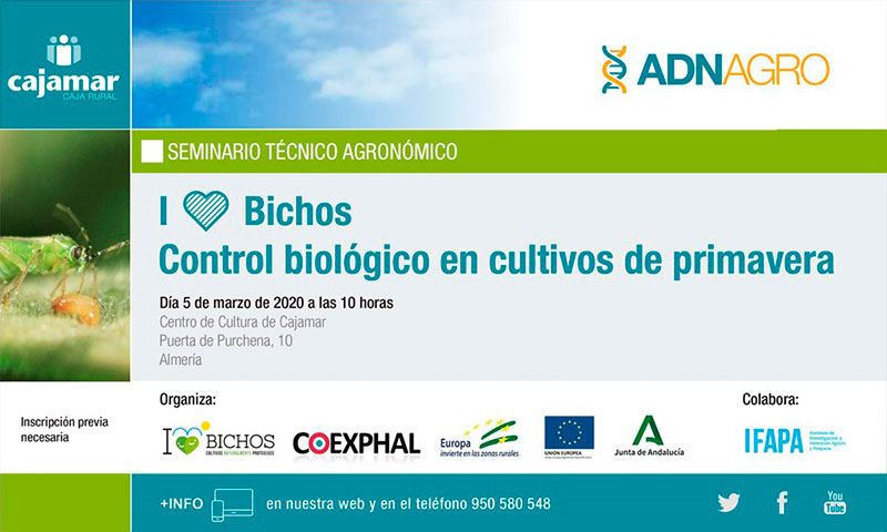 Control biológico en cultivos de primavera, campaña i love bichos-joseantonioarcos.es