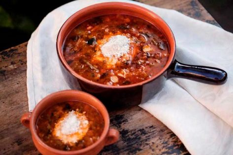 Receta de sopa minestrone con Parmigiano Reggiano-joseantonioarcos.es
