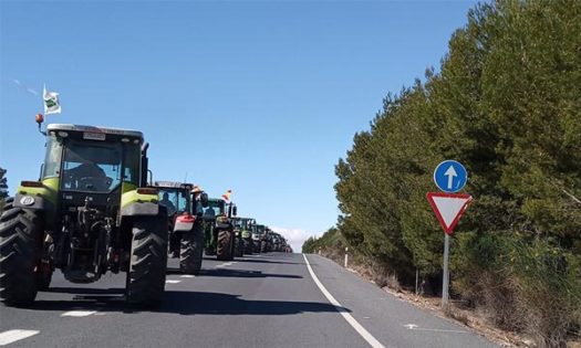 Tractorada de agricultores de Almería y Granada-joseantonioarcos.es