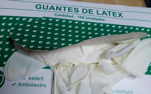 Guantes de látex. /joseantonioarcos.es