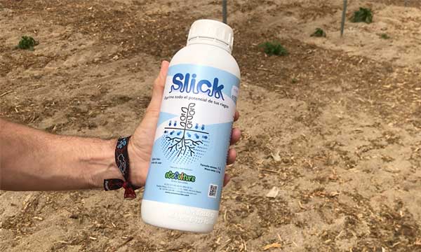 Slick es un humectante desarrollado para optimizar el uso del agua de riego mejorando la distribución del agua-joseantonioarcos.es