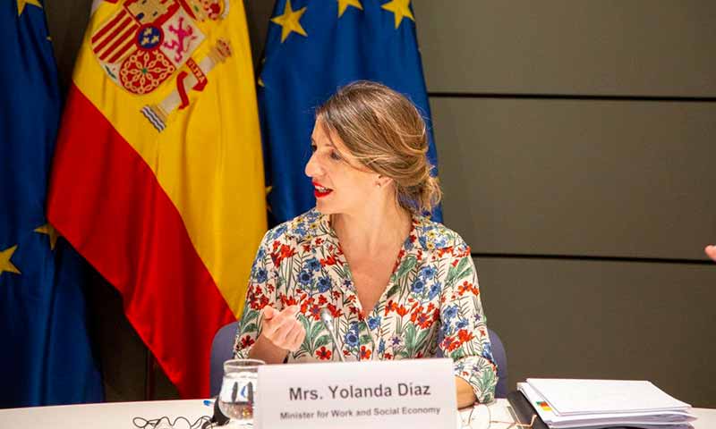 Yolanda Díaz, ministra de Trabajo. /joseantonioarcos.es